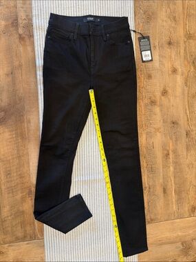 Hudson Jeans Black High-Rise Skinny Jeans
